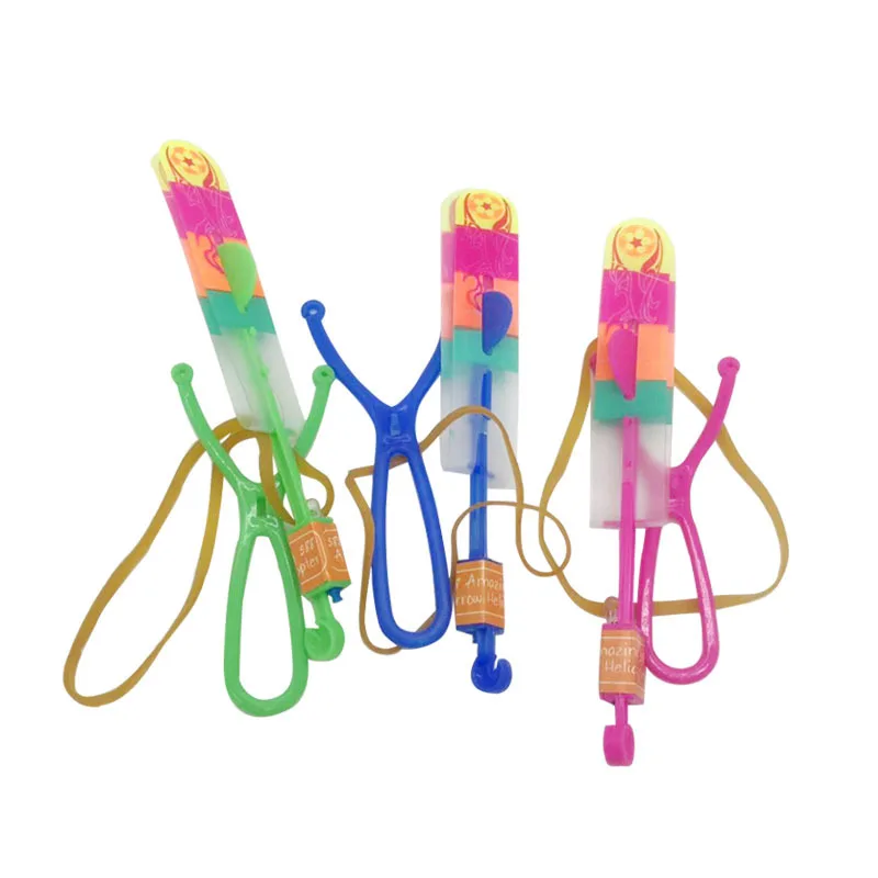 Luminous Slingshot Flying Arrow Flashing Bullet Shooting Whistle Flying Sword Children Toy