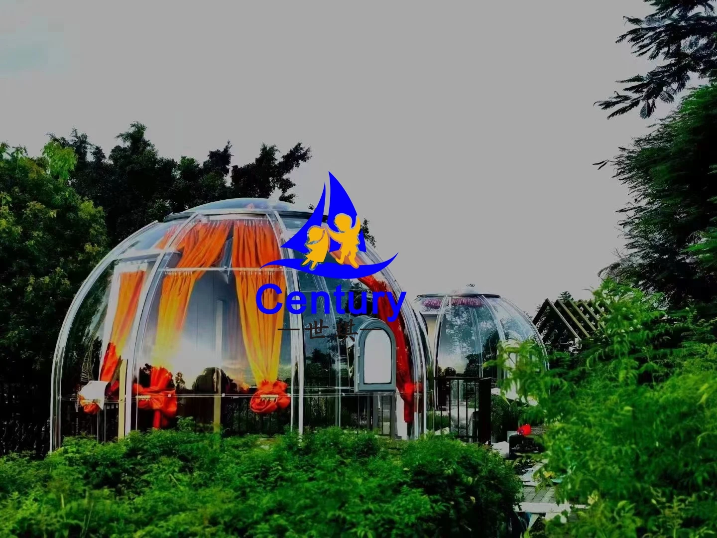 Polycarbonate Sheet Clear Sky Dome Polycarbonate For Resorts Camping Geodesic Dome