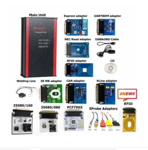 Полный программатор ключей IPROG Pro 2019 V87 ECU Iprog + Eeprom IMMO, автомобильное радио, сброс, приборная панель, километр PK DIGIPROG 3 Carprog