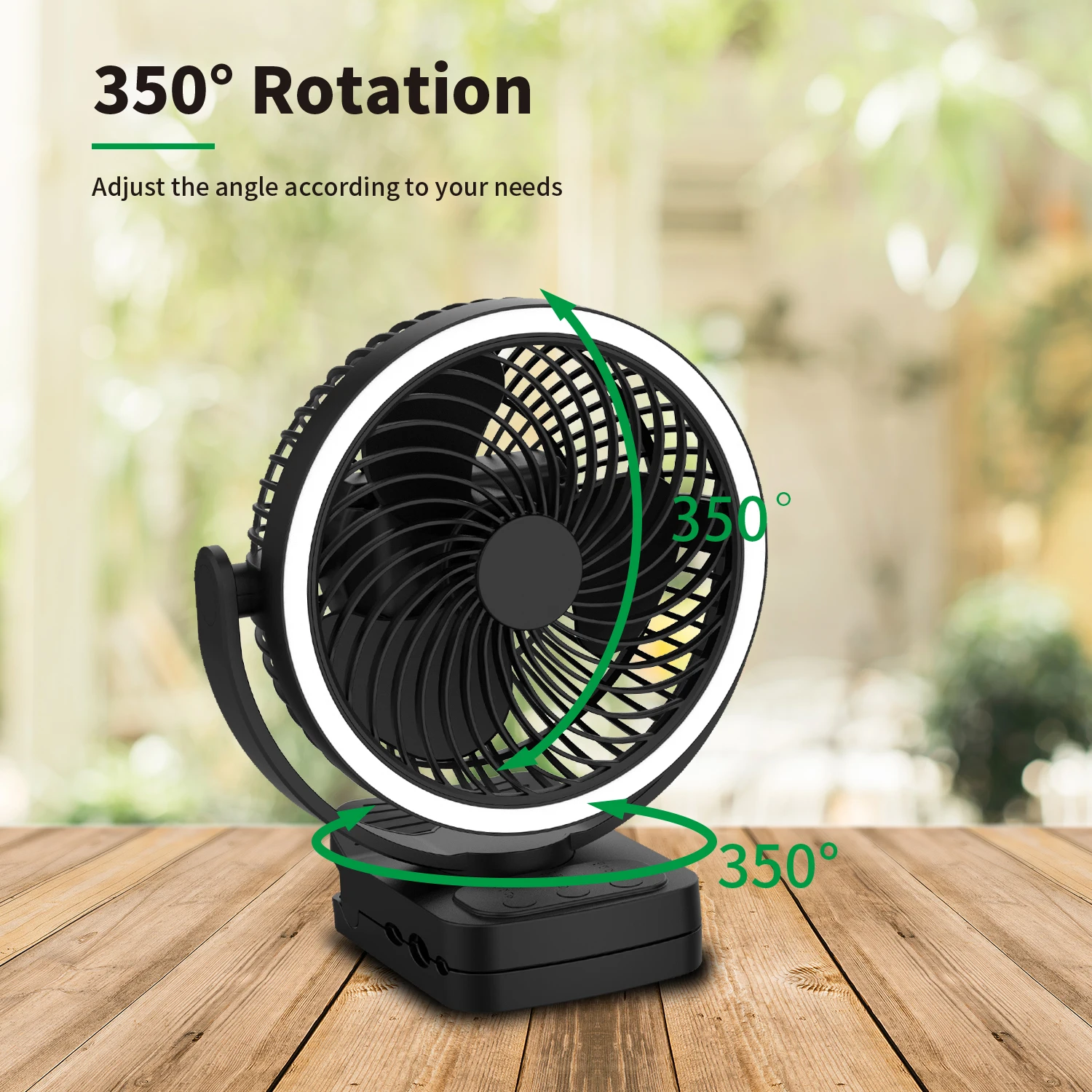 2/4/8 Hours Timer USB Rechargeable Wireless Portable Mini Electric Hanging Ceiling Camping Tent Lantern Light Fan for Outdoor