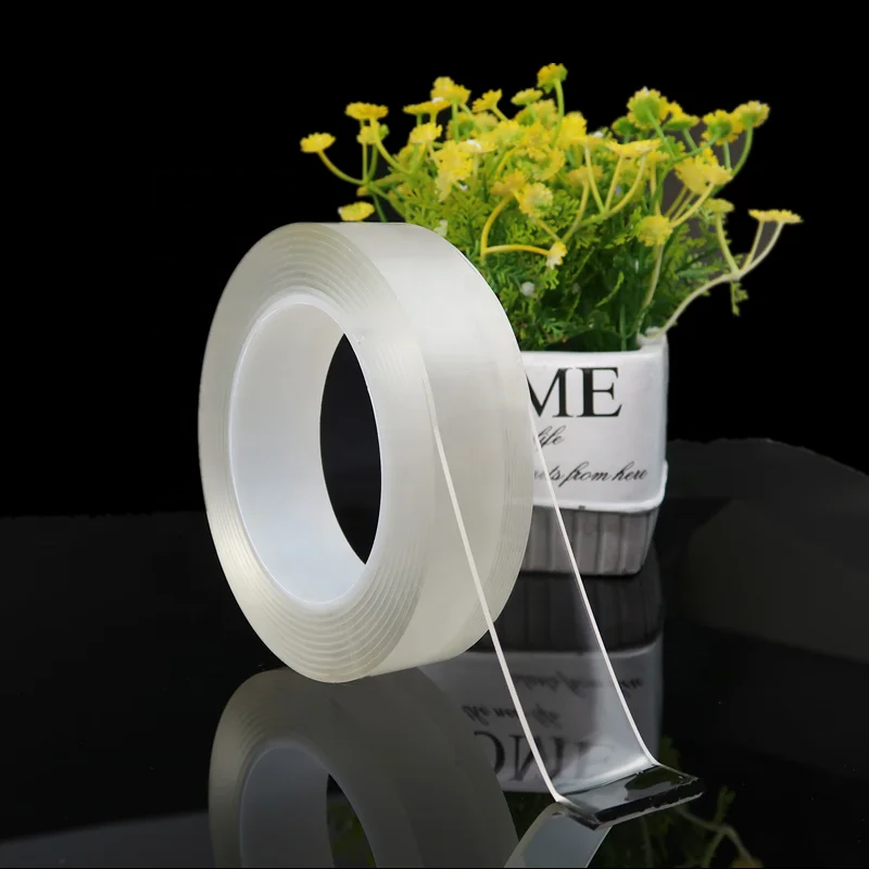 SNM Heavy Duty Traceless Removable Washable No Residual Adhesive Wall Mount Reusable Double Sided Nano Tape