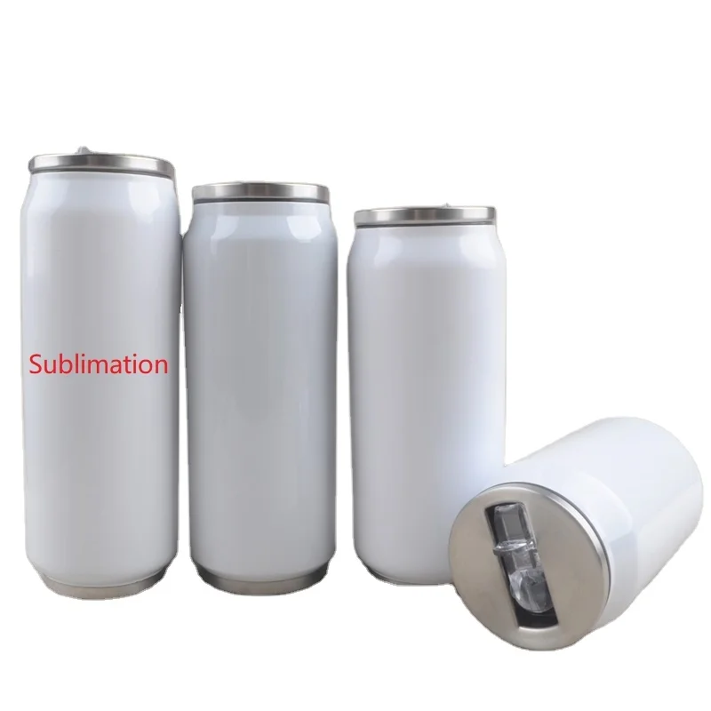 High Quality  300 ML 380ML 500 ML  12OZ 17oz cola thermos sublimation blank Vacuum can water bottle cola bottle