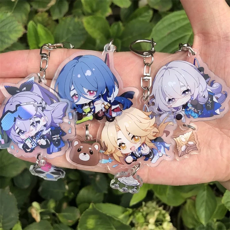 Honkai Star Rail Imbibitor Lunae Sampo Koski Gepard Landau Keychain Accessories Game Anime Cosplay Pendant Prop Badge Gift