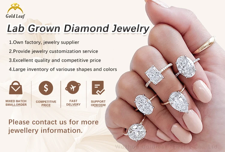 Сертифицированный Goldleaf IGI GIA 1CT 2CT 3CT 5CT D VVS VS Овальный Ограненный лабораторный бриллиант оптовая цена CVD HPHT Lab Выращенный алмаз