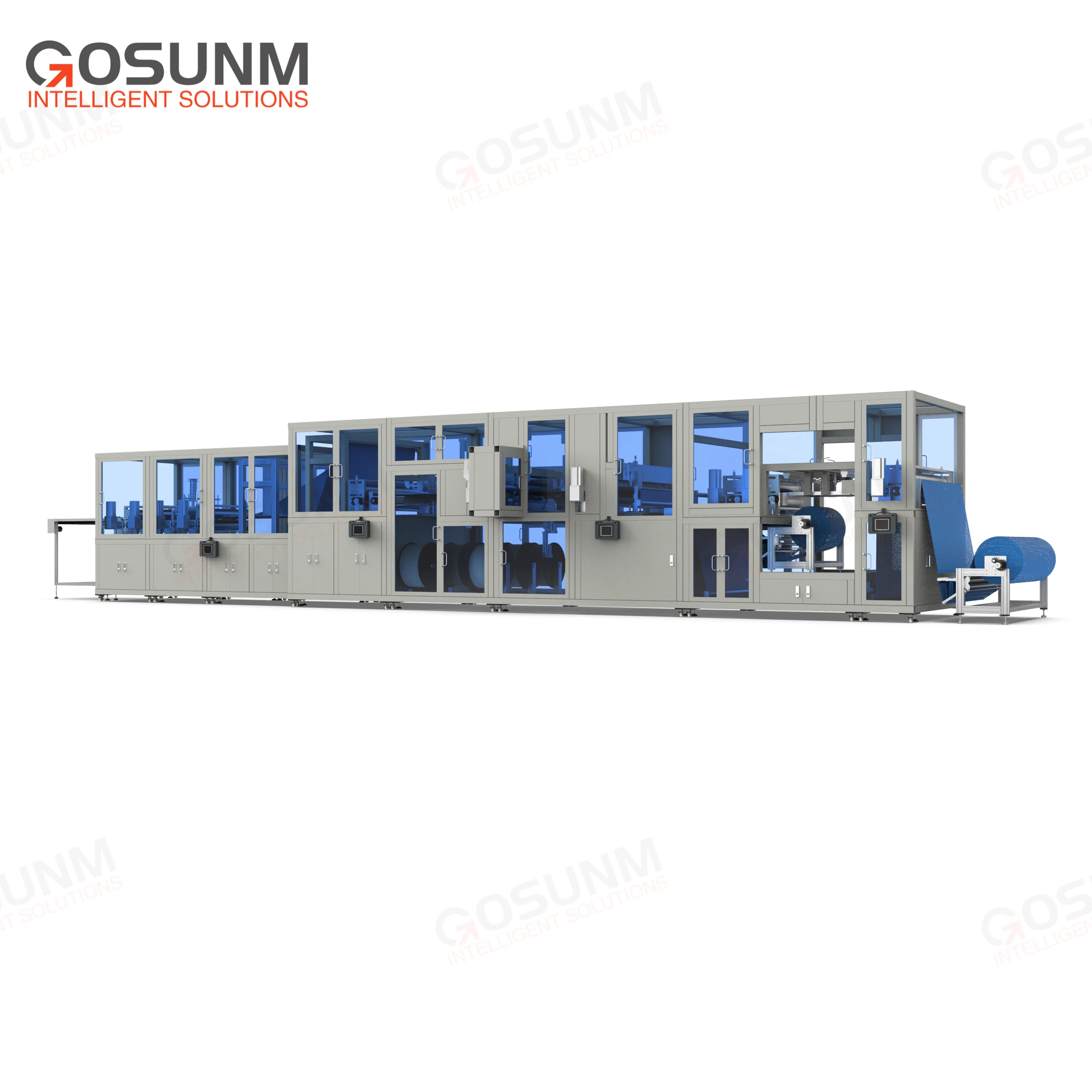 Высококачественная высокоскоростная автоматическая одноразовая хирургическая машина Gosunm для изготовления больничных хирургических гигиенических