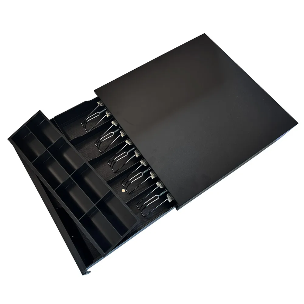 HER-405A   Cash drawer pos cash drawer RJ11 with 6 bills and 3 coins iron cash drawer