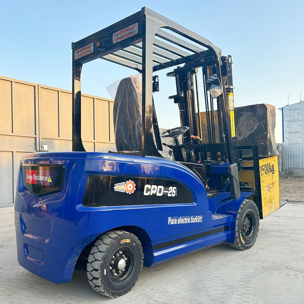 Factory 1.5 Ton Forklift With Triplex Full Free Mast 1.5 Ton 6m New Battery Electric Forklift