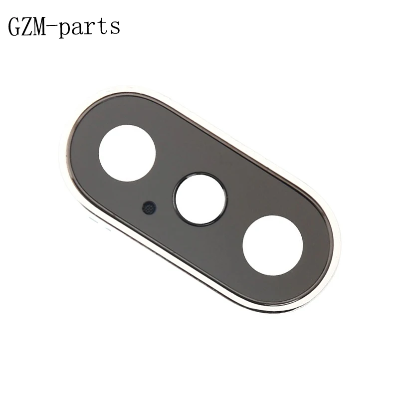 GZM-parts Back Rear Camera Glass Frame Lens Cover For iPhone Xs Max Mobile Camera Holder Phone Spare Parts