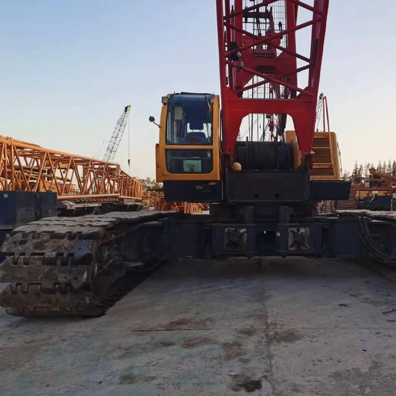 Низкая цена SANY SCC1500C хорошее состояние б/у краны кран на