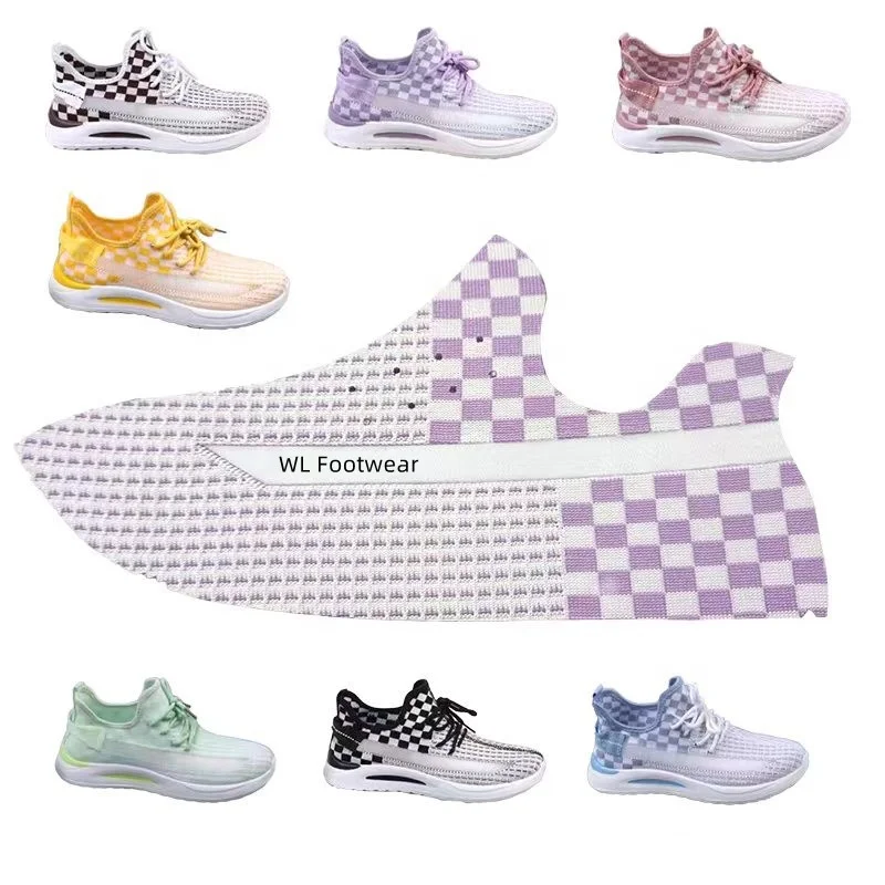 Shoe uppers Customized PVC PU injection walking style knitting shoe cloak materials for footwear