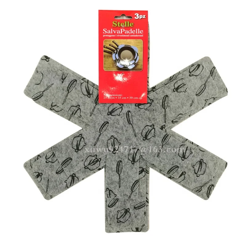 Hot Inventive Anti-slip Felt Cooking Coaster Pot Mat Plate Pan Protector Pot Pad Mat