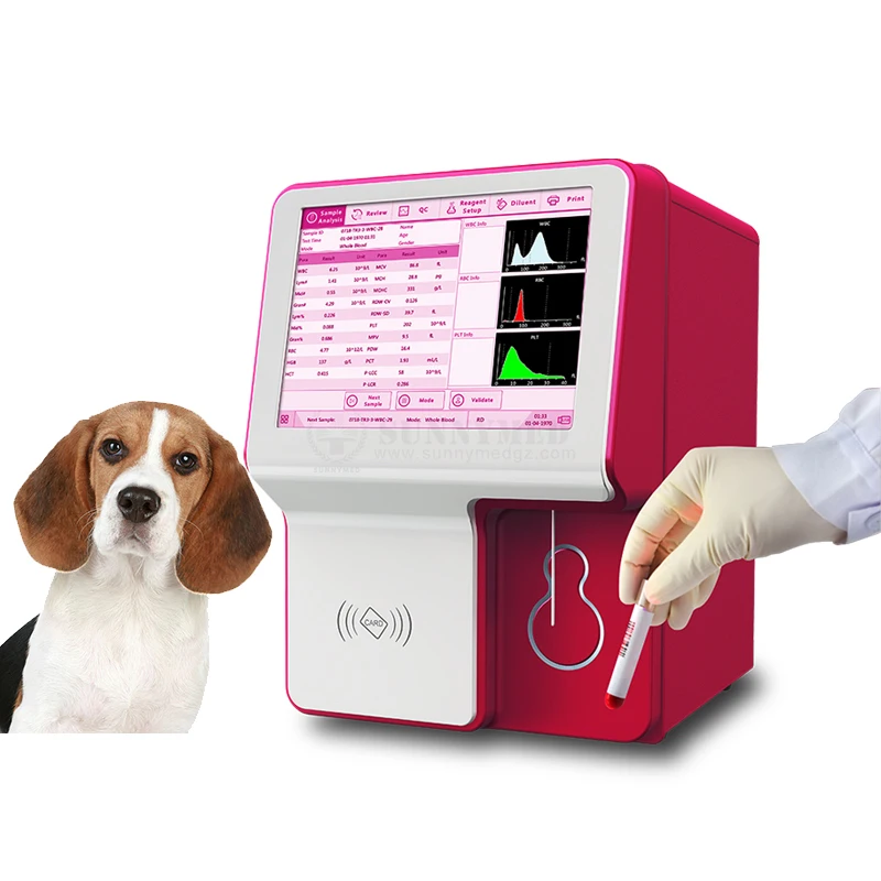 SYW-VH30 Medical Veterinary Blood Biochemical Analyzer Full Blood Test Machine With Mutil-languge Functions for Various Animal