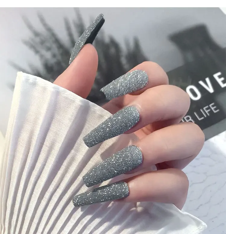 Wholesale Newest 6colors Diamond Powder Glittering Nail Powder