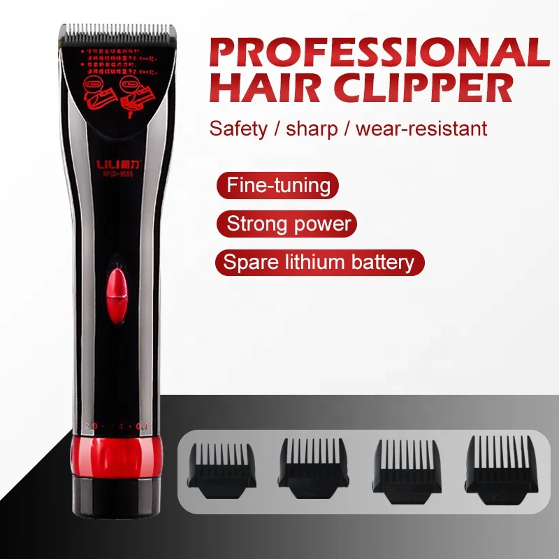 Hair Trimmer Rechargeable Electric Hair Clipper Men Cordless  Adjustable Ceramic Blade Hair Cutting Machine With packing box