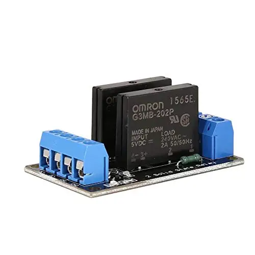 OEM завод PCBA низкого уровня твердотельные реле модуля SSR 2-канальный 5 V 240 V 2A