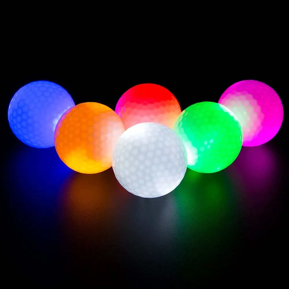 Glowing Golf Ball Night Steady Flashing LED Light up