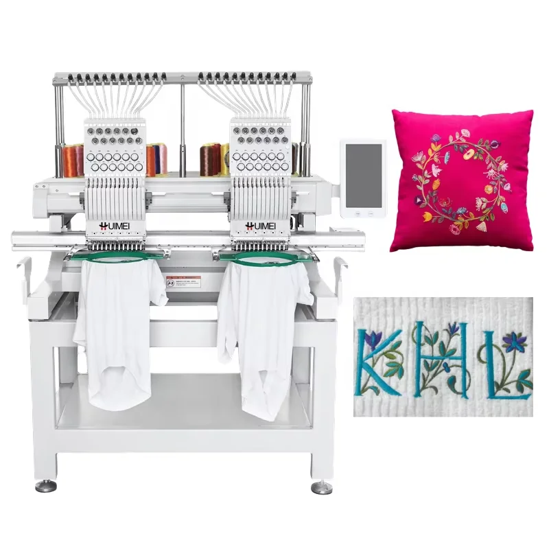 Fully Automatic Professional Embroidery Machine Color Touch Screen Embroidery Machines Prices
