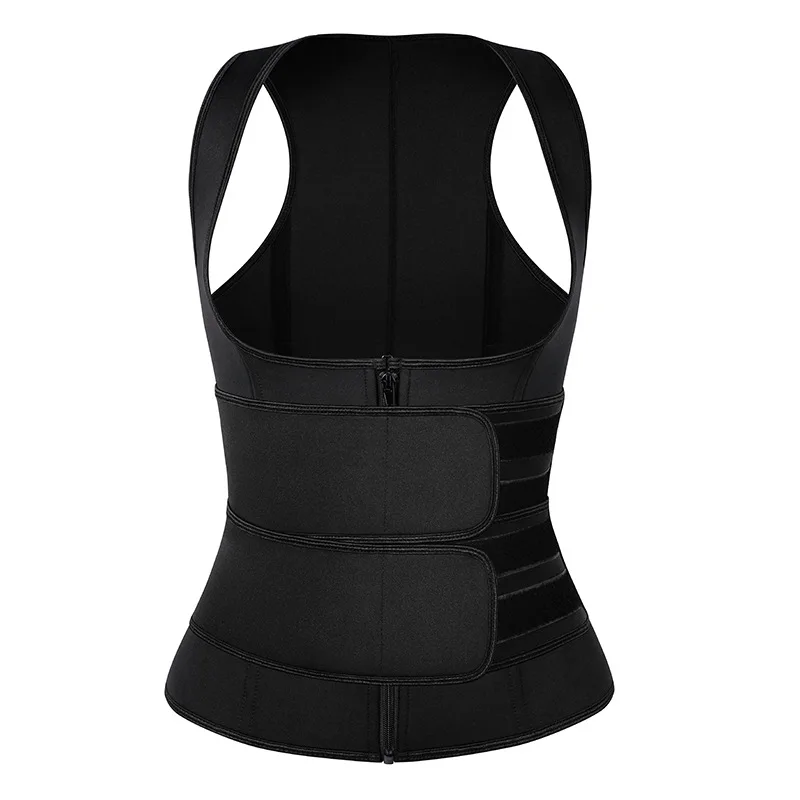 Neoprene Suana Zipper Tank Top Weight Loss Cincher Body Shaper Waist Trimmer Waist Trainer Vest
