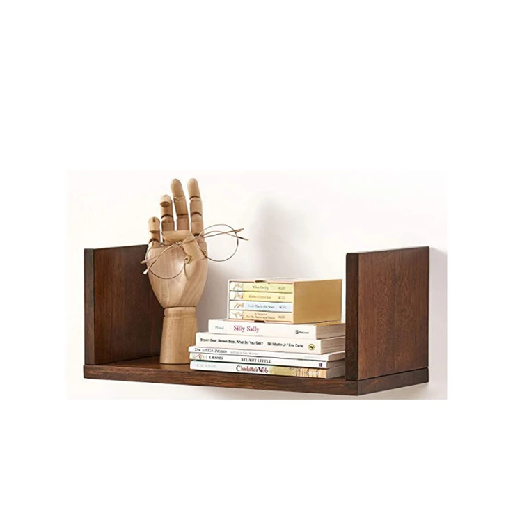 
Christmas decor 16inche rustic book floating plant bowl holder wall mounting shelves 