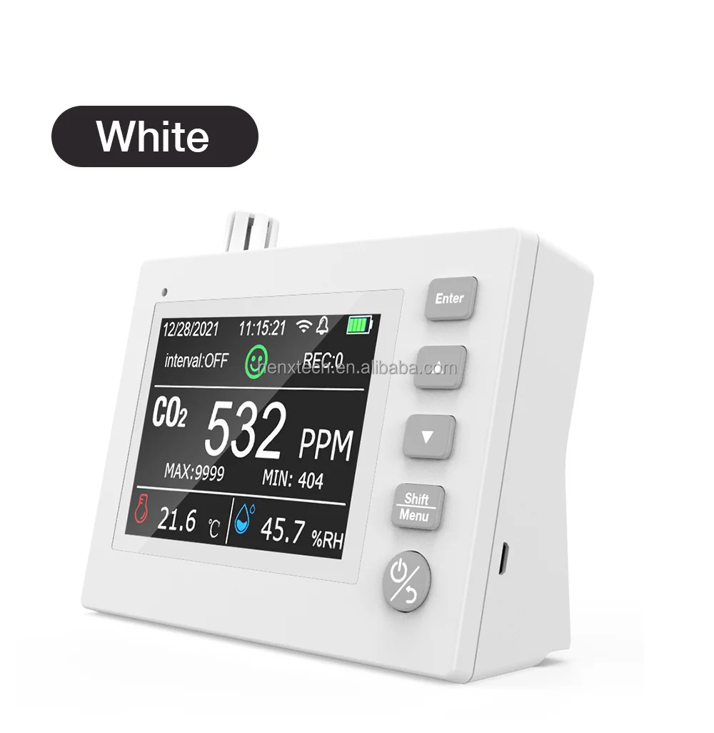 EM004WIFI Tuya WIFI  Customized available  Carbon Dioxide Detector Gas Analyzer Air Quality Monitor