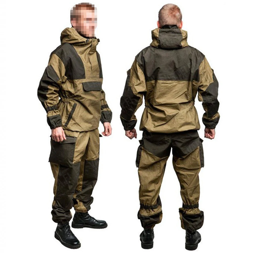 Outdoor Camo Hunting Gorka 4 Tactic Suit Uniforms Autumn And Winter Warm Keeping Waterproof Hood Hunt Tactical Uniform for Men