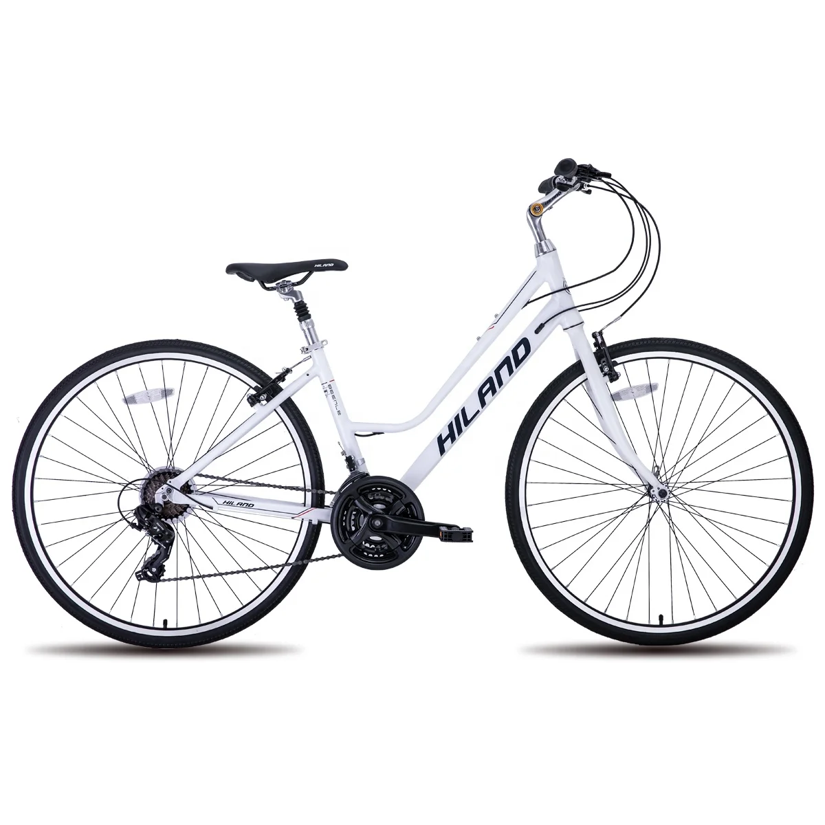 JOYKIE China Manufacturer 700C 21 Speed Aluminium Women Street Bicycle Ladies Cruiser City Bike