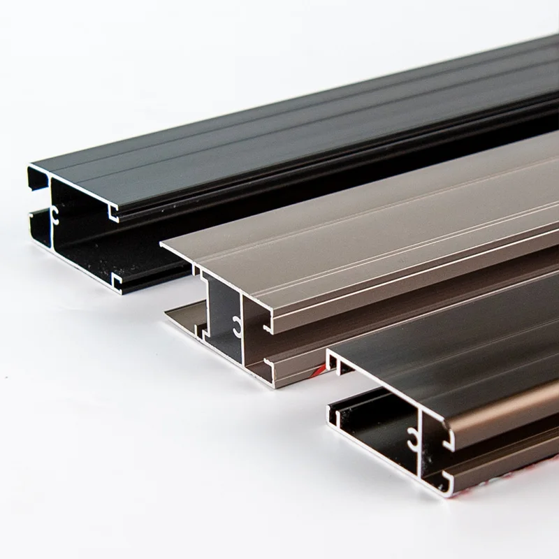 6063 anodized aluminum extrusion, powder coated black anod aluminum extrus profil aluminum extrusion profile