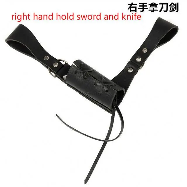 Medieval Sword Belt Waist Sheath Scabbard Holder Adult Men Larp Knight Battle Weapon Costume Rapier Ring Belt Strap Holster