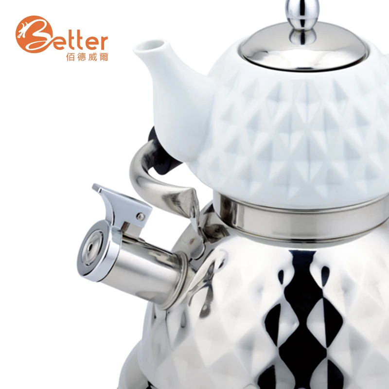 Новинка, русские горшки из нержавеющей стали, русский самовар, двойной чайник