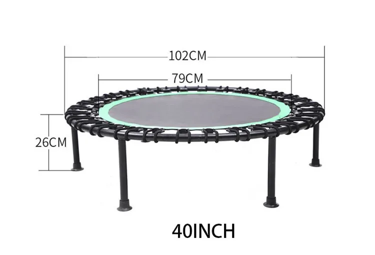Indoor Jumping Gymnastic Fitness Trampoline Portable Exercise Rebounder For
