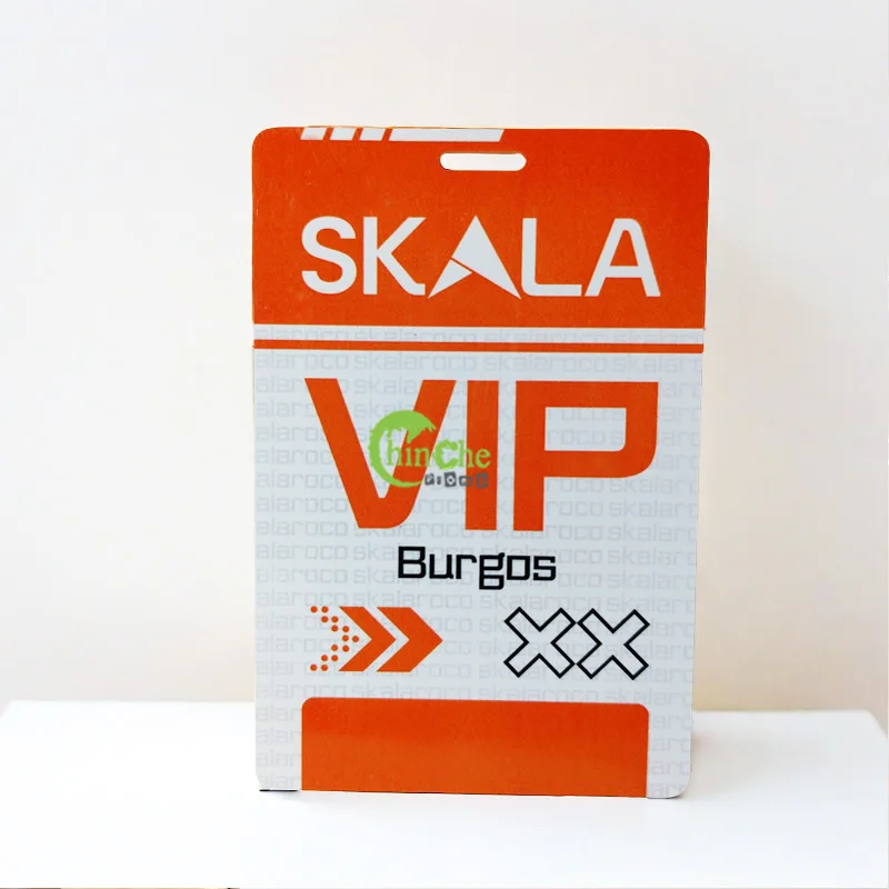 NO Minimum Laminated Plastic VIP Pass Badge Access Control Pass VIP Card with Lanyard Custom