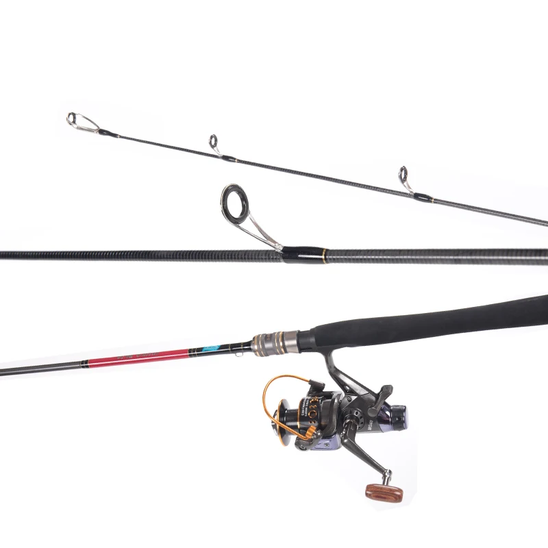 Free Maintenance Hot Sale High Quality OEM EVA Handle 1.98M Casting Carbon Fiber Fishing Rod Fuji Guide 120g Weight