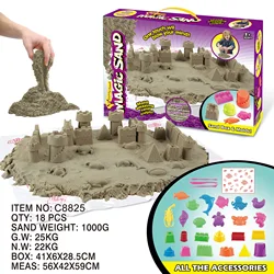 Hot Sale Magic Modeling Sand Educational Preschool Toys for Kids outer space sensory toys with sand magic space sand