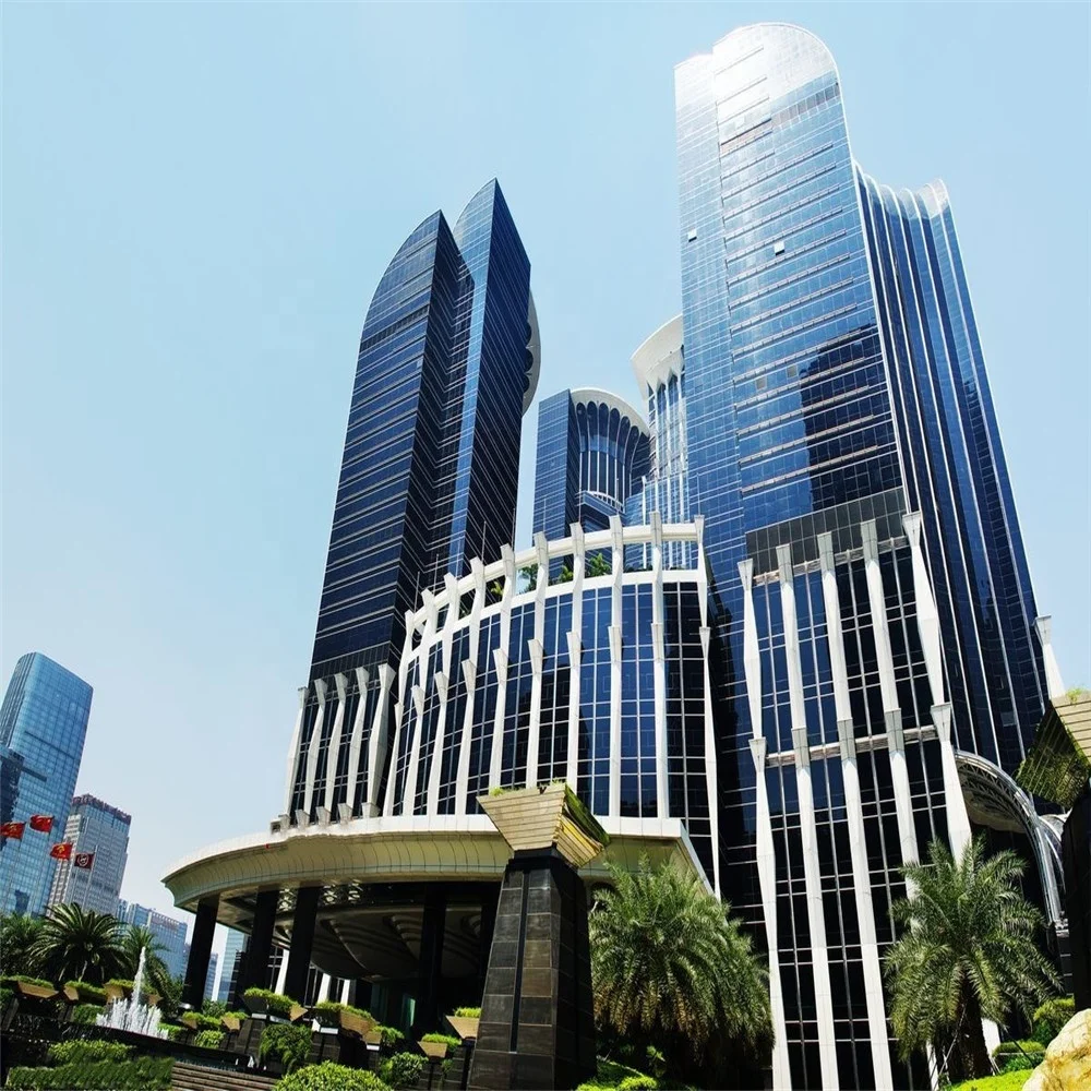 Сборный современный дизайн, Многоэтажный высокий стальной конструктор, больничное здание отеля