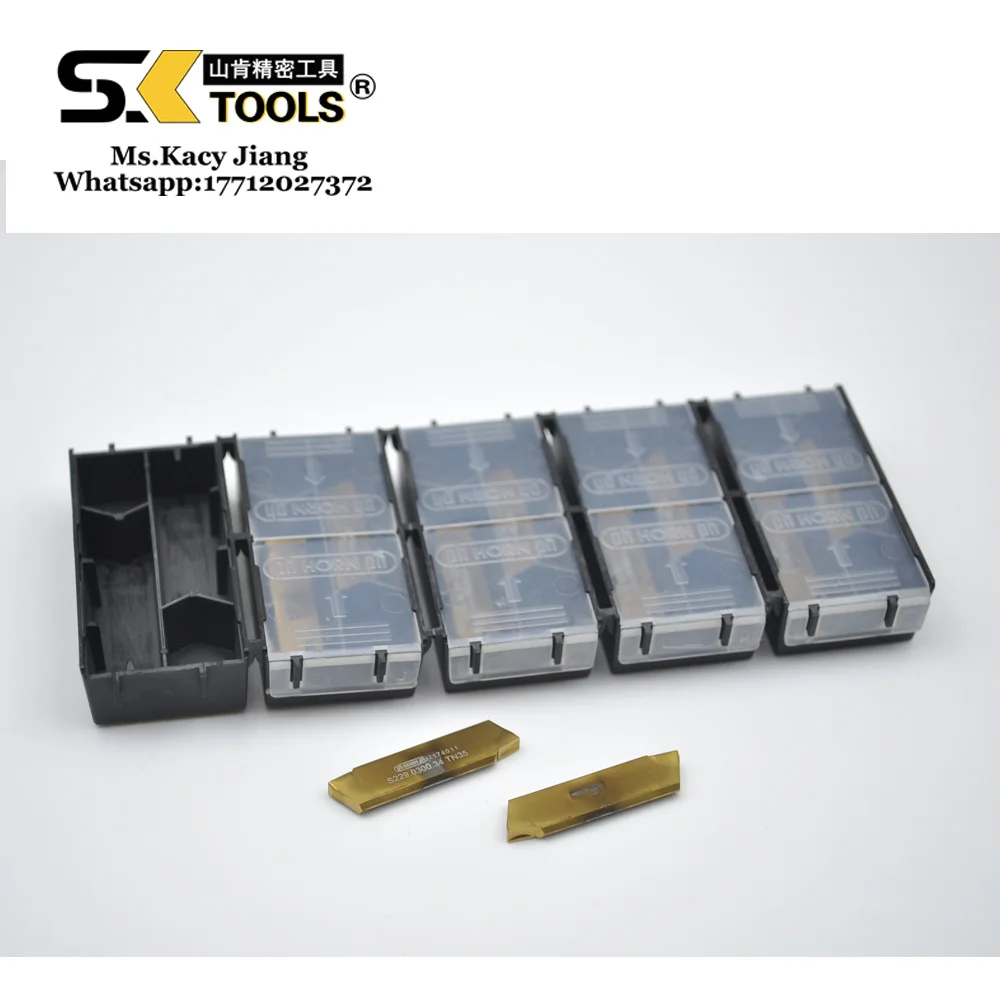 1PC New and Original Ph Horn S229.0300.34.TN35; Horn 229.0015.30.TN32 Grade TN35 Turning and Grooving Inserts for CNC Metal