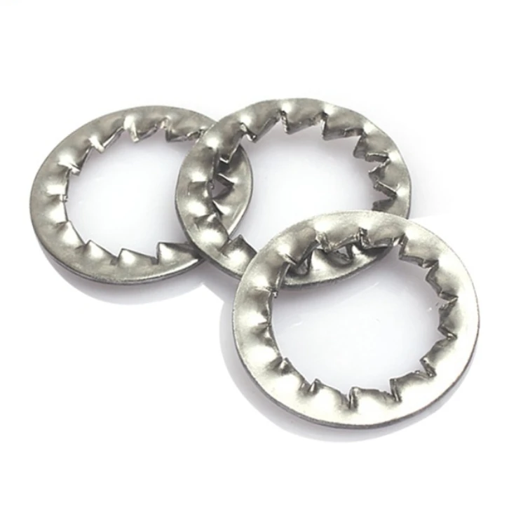 External Tooth Star Lock Washers External Star Washer DIN 6797 DIN 6798 inner internal serrated tooth lock stop washer