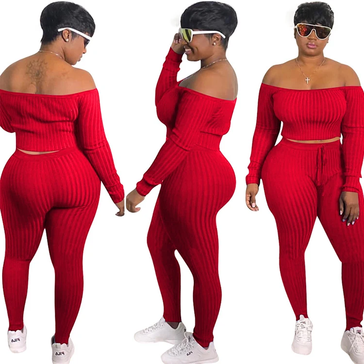 2022 Top Ropa De Mujeres Plus Size Womens Clothing Fashion Women Fall Clothes High Quality Outfits Two Piece Set Women