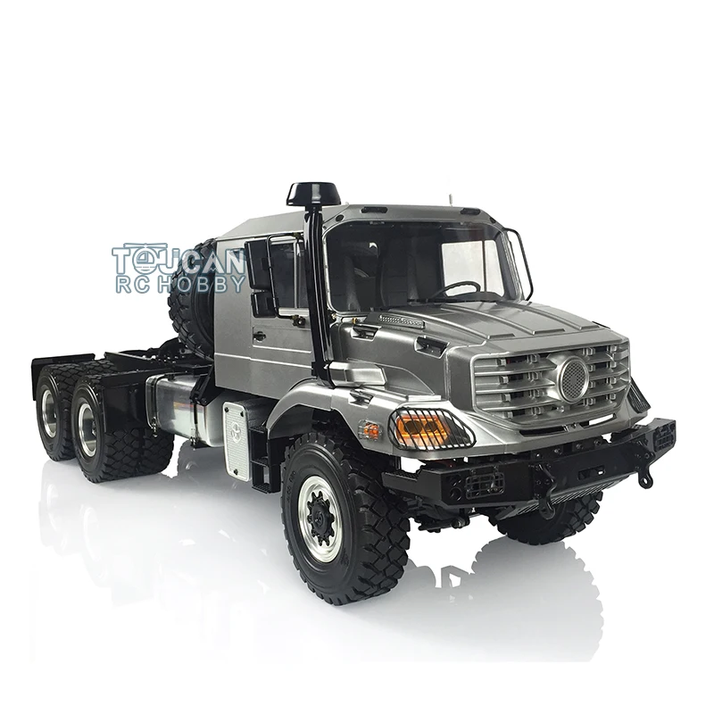 JDM 157 1/14 металлическая 6*6 модель радиоуправляемого грузовика с дифференциальной осью дистанционным управлением альпинистский прицеп игрушки для взрослых TH17202-ali6