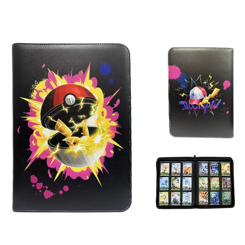 Customized according to needs 9-pocket and 4 pocket card album baseball basketball football game card binders