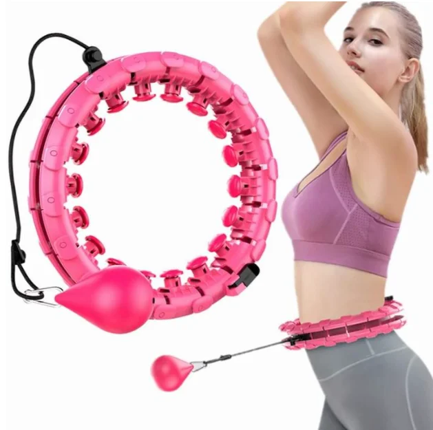 Хорошее качество, кольца Hula, фитнес-оборудование для домашних тренировок, съемный регулируемый автоматический Спиннинг-обруч, тренажерный зал с тонкой талией