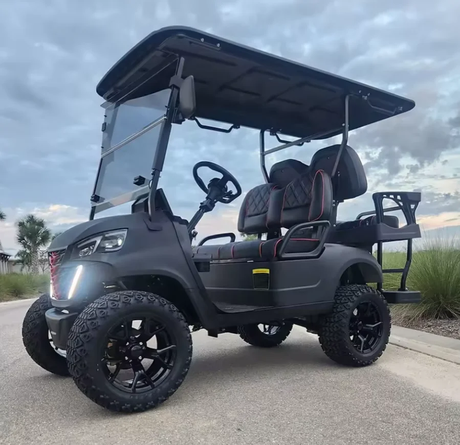 TongCai china factory sell cheap street legael  electric golf cart with folding windscreen