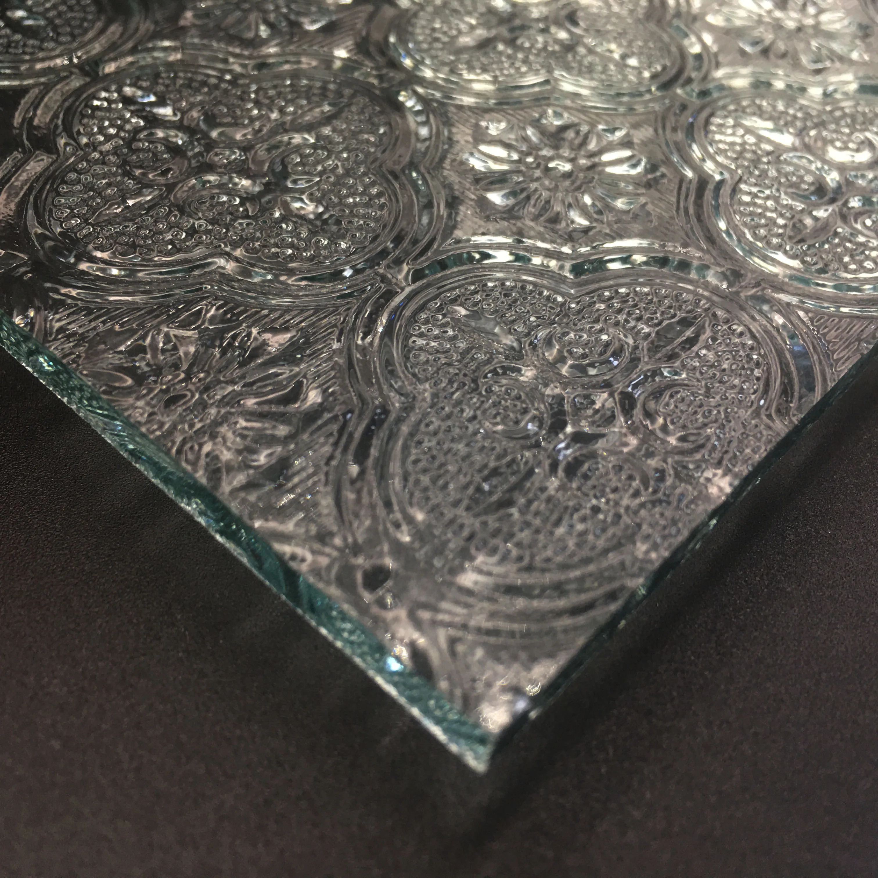 Textured 6mm Summer Patterned Glass Float for Doors and Windows Transparent Manufacturers Refrigerator Door Boards