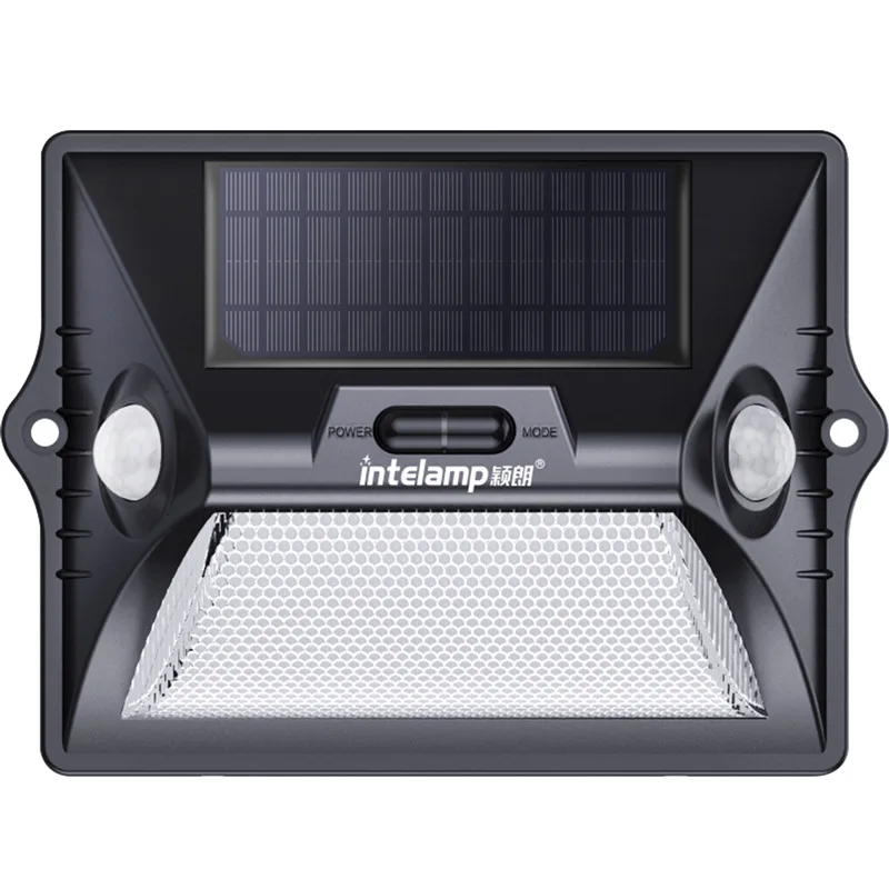 Hot sale waterproof polysilicon solar panel white light warm light up and down light source solar LED