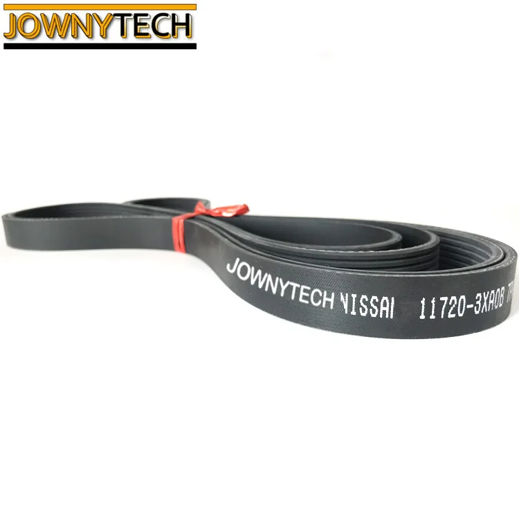 power steering pump belt for MOVANO 11720-ED00C poly v rib belt 7PK1140 belt fan for TIIDA