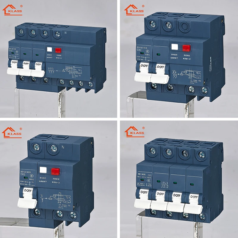 Factory sale RCBO circuit breaker MCB electrical breaker 1 2 34 pole Mcb miniature circuit breaker