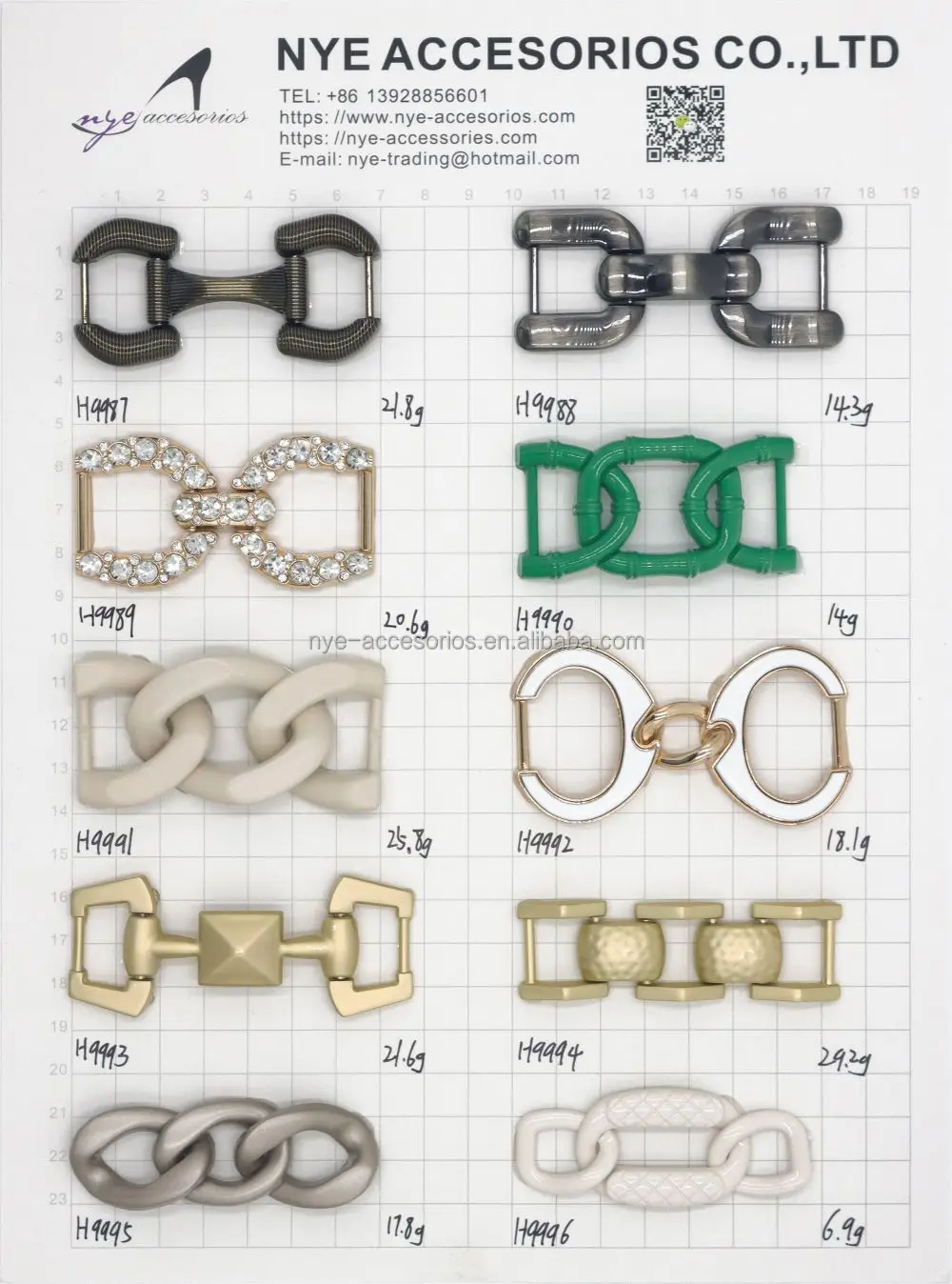 Metal Shoe Clasp Accessory   Alloy button chain  shoe clasp