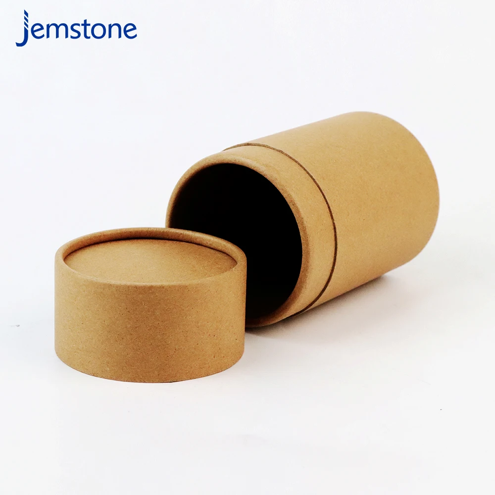 Factory Custom Eco Friendly Carton Round Box Empty Biodegradable Craft Cardboard Packaging Cylinder Kraft Paper Tube
