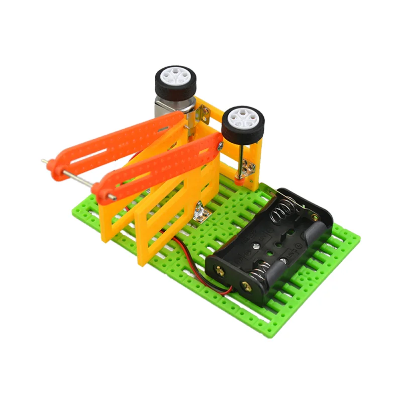 Automatic Tee Machine DIY Gizmo for Primary School Kids Educational Wood Toy for Creative Fun Science Experiments Box Package