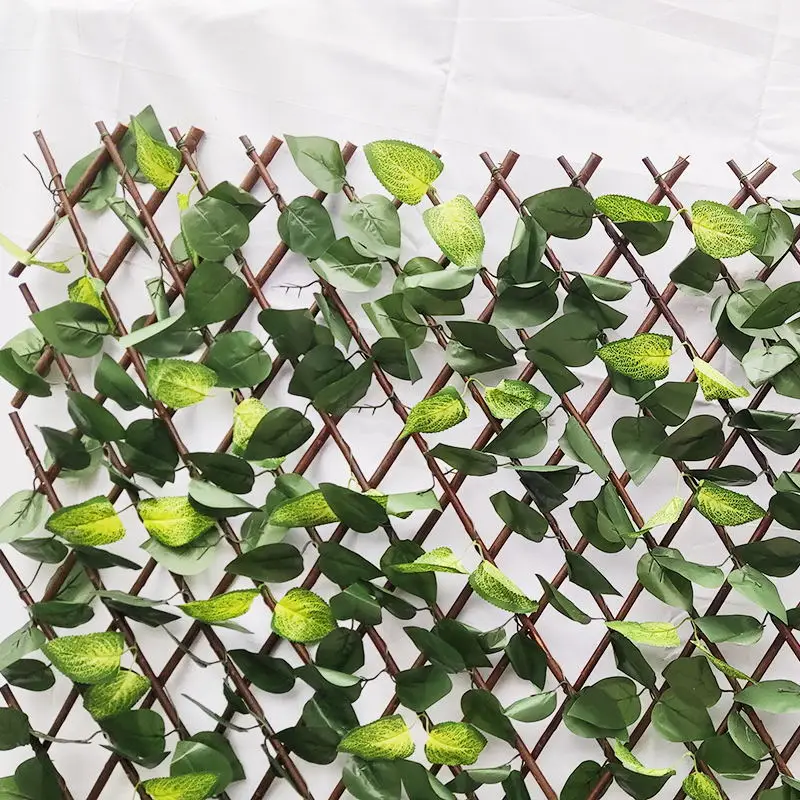 Garden Artificial Screening Expanding Trellis Wall Fence Privacy Ivy Leave