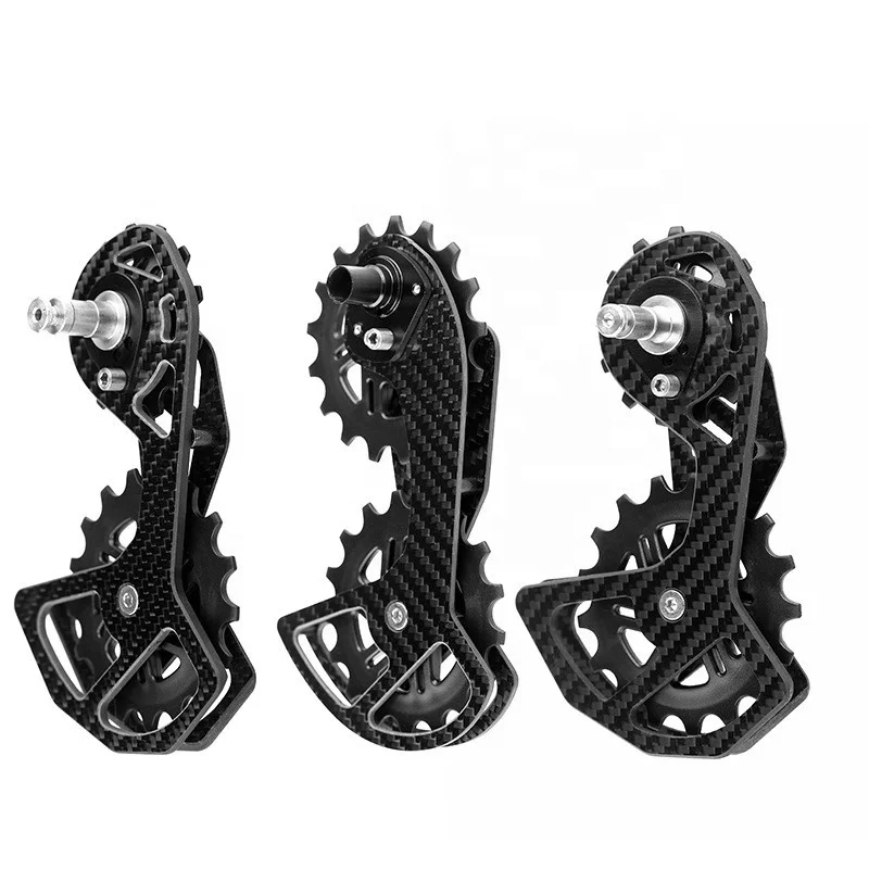 Mountain Bike Rear Derailleur 13T 17T Carbon Fiber Pulley for Shiman R8000